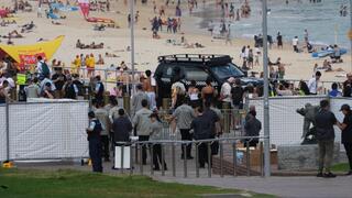Australian security forces gather at Bondi Beach 