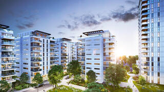 הדמיית מיזם פינוי בינוי במתחם כיסופים בכפר סבא