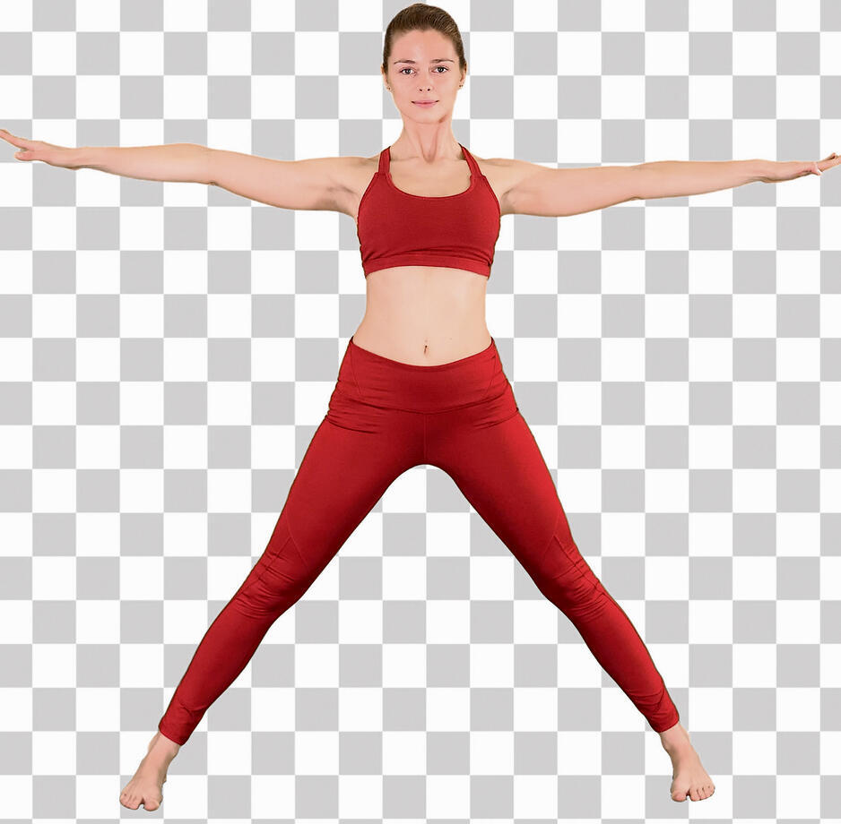 The woman’s ‘star position’ 