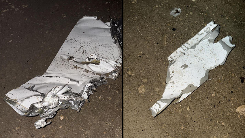 Обломки самолета 
