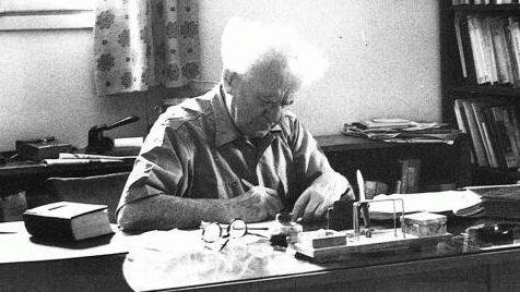 דוד בן גוריון בשדה בוקר, 1959