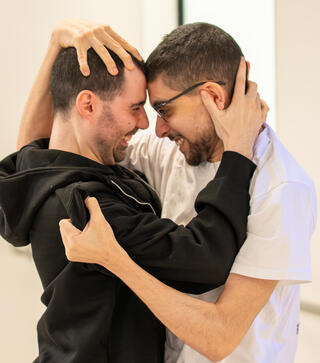 אביתר דוד (מימין) וגיא גלבוע דלאל