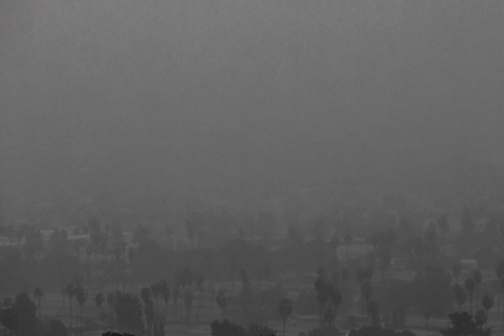 סופה לוס אנג'לס קליפורניה ארה"ב