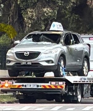 הרכב נלקח על גרר