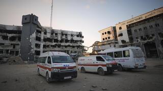 בית החולים שיפא אחרי שנפגע במלחמה