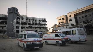 בית החולים שיפא אחרי שנפגע במלחמה