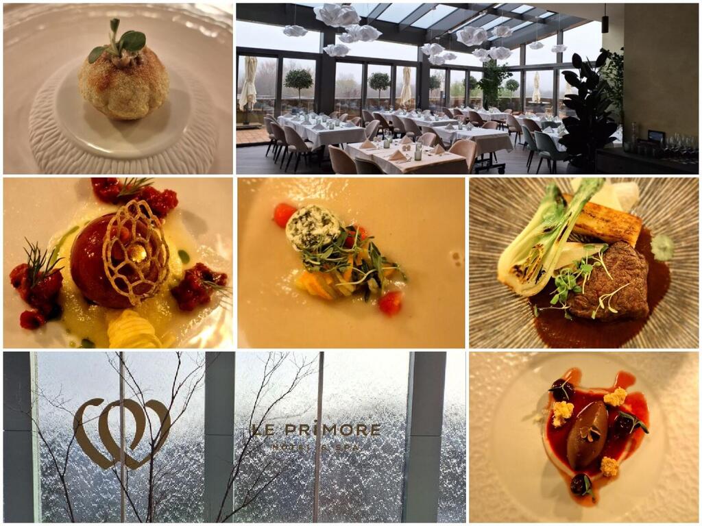 Высокая кухня в ресторане La Vie Gourmet в отеле Le Primore в Хевизе (Фото: Анастасия Тадсон) Высокая кухня в ресторане La Vie Gourmet в отеле Le Primore в Хевизе