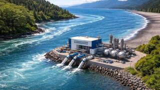 מתקן לייצור אנרגיה כחולה