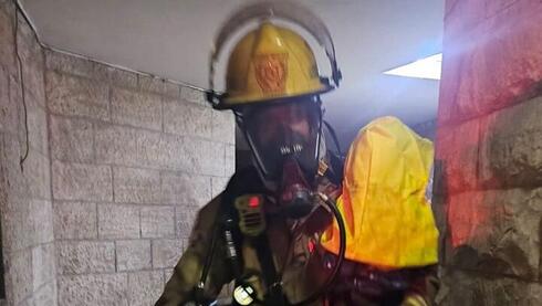 שריפת דירה במעלות דפנה בירושלים