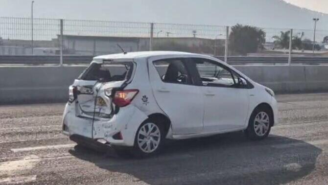 רכבם של הקורבנות בפיגוע בתל יוסף