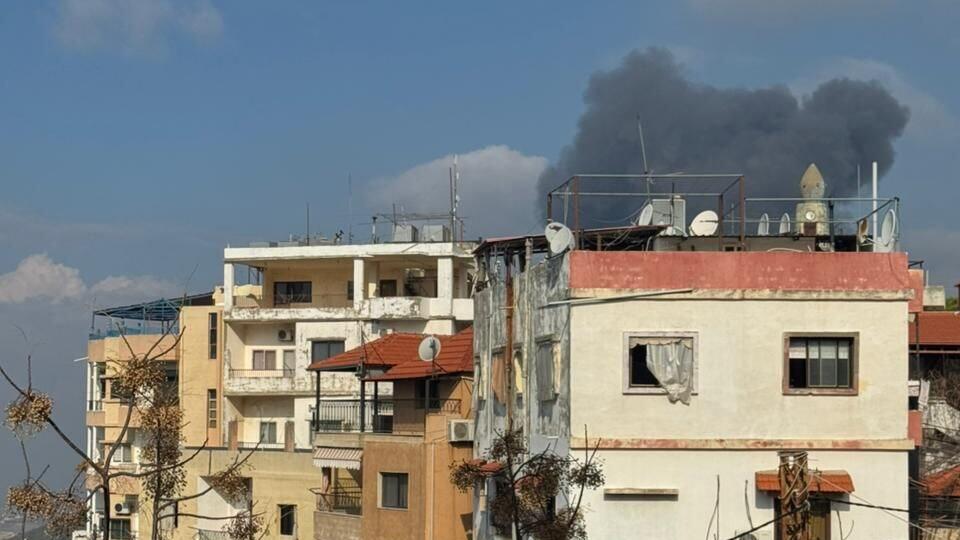  תקיפות באזור אל-הרמל בלבנון (אל-בקאע)