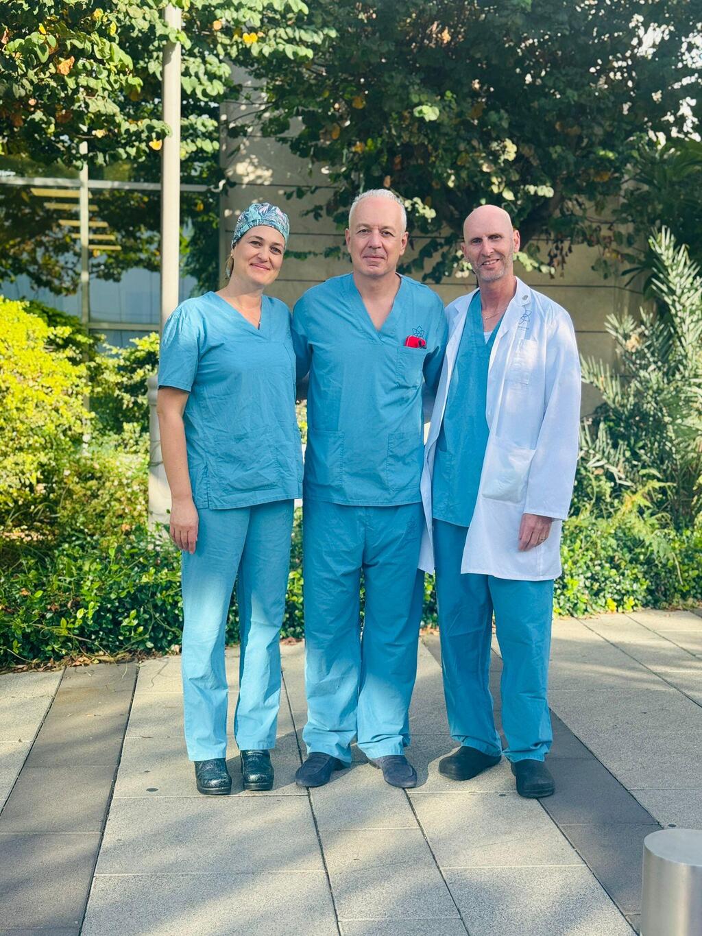 מימין: פרופ' ליאור לבנשטיין, פרופ' ז'יל קרסנטי, ד"ר סוזנה מוסטפא-מיח'איל 