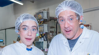 עידן ושירה אלתרמן מחלבה שטראוס צילום: ליאת לרנר