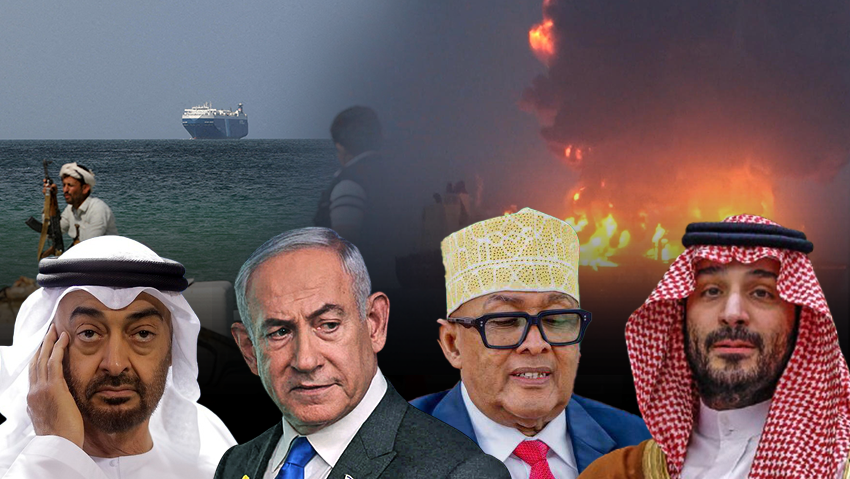 הח'ותים מול הספינה "גלקסי לידר" ליד חופי תימן, נשיא סומלילנד, ד"ר אבדירחמן מוחמד עבדילאהי, מוחמד בן סלמאן, מוחמד בן זאיד