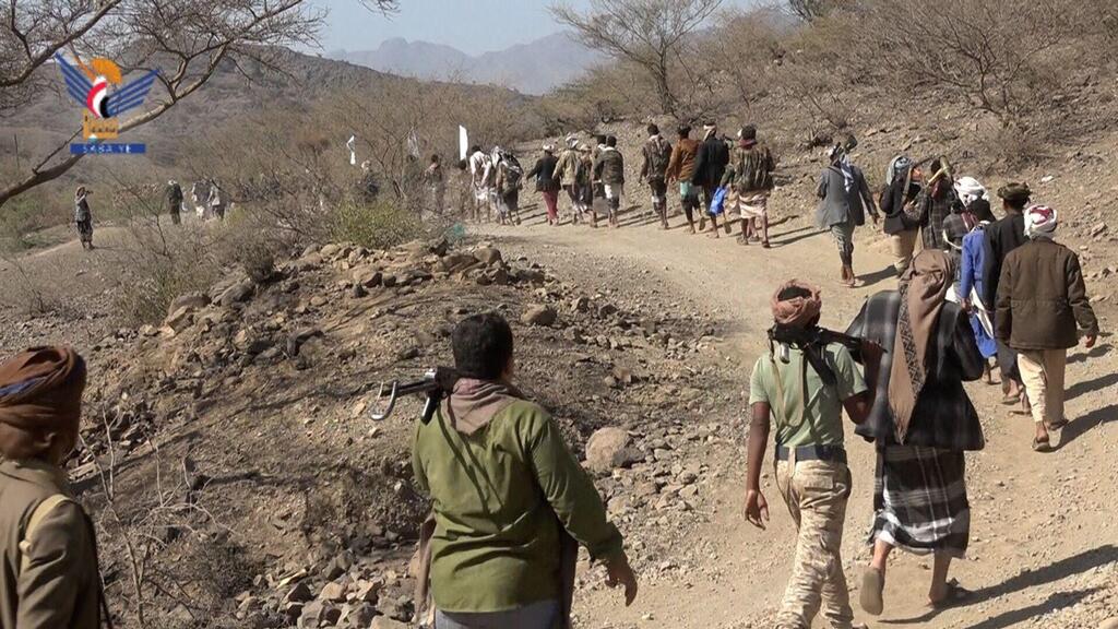 A Houthi drill in Yemen תרגיל במחוז איב, אתמול