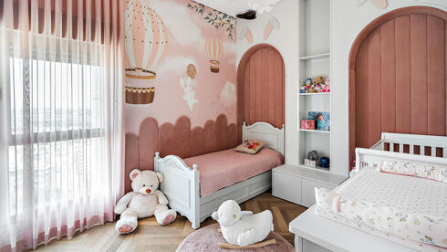חדר ילדים מפואר המעוצב בסגנון פנטזיה. עיצוב: מיטל שומר