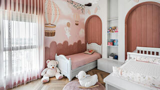חדר ילדים מפואר המעוצב בסגנון פנטזיה. עיצוב: מיטל שומר