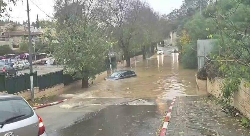 הצפות במבשרת ציון