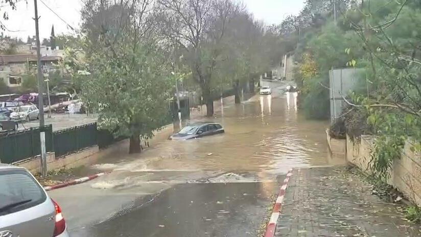 הצפות במבשרת ציון