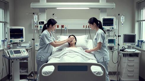 פטירת חולה בבית חולים (אילוסטרציה)