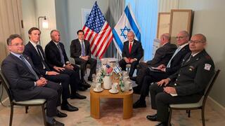 ראש הממשלה נתניהו בפגישתו עם מזכיר המדינה רוביו, סטיב וויטקוף וג׳ארד קושנר