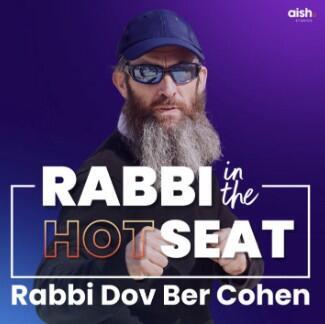 Rabbi in the hot seat. 'People can ask anything about life' (Photo: Courtesy) Rabbi in the hot seat