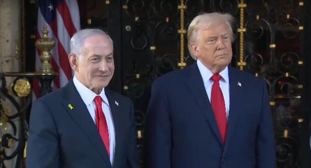 Benjamin Netanyahu and Donald Trump (Photo: Reuters) רה"מ בנימין נתניהו ונשיא ארה"ב דונלד טראמפ בפגישתם במאר-א-לאגו