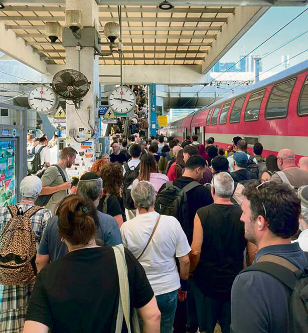 השבתת הרכבת בעקבות תקלת הענק, אוגוסט 2025