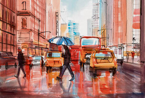 'רחובות בשקיעה', פול קנטון