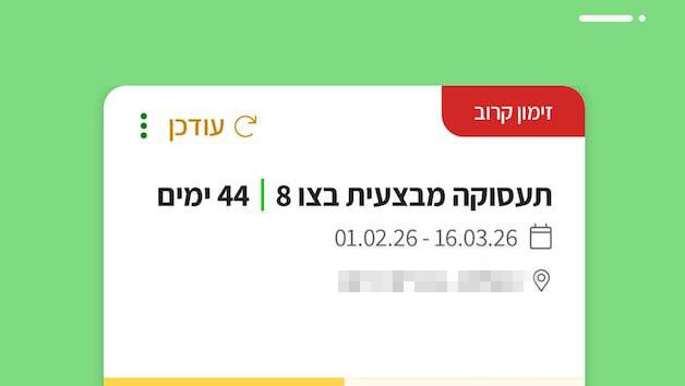 זימונים לצו 8