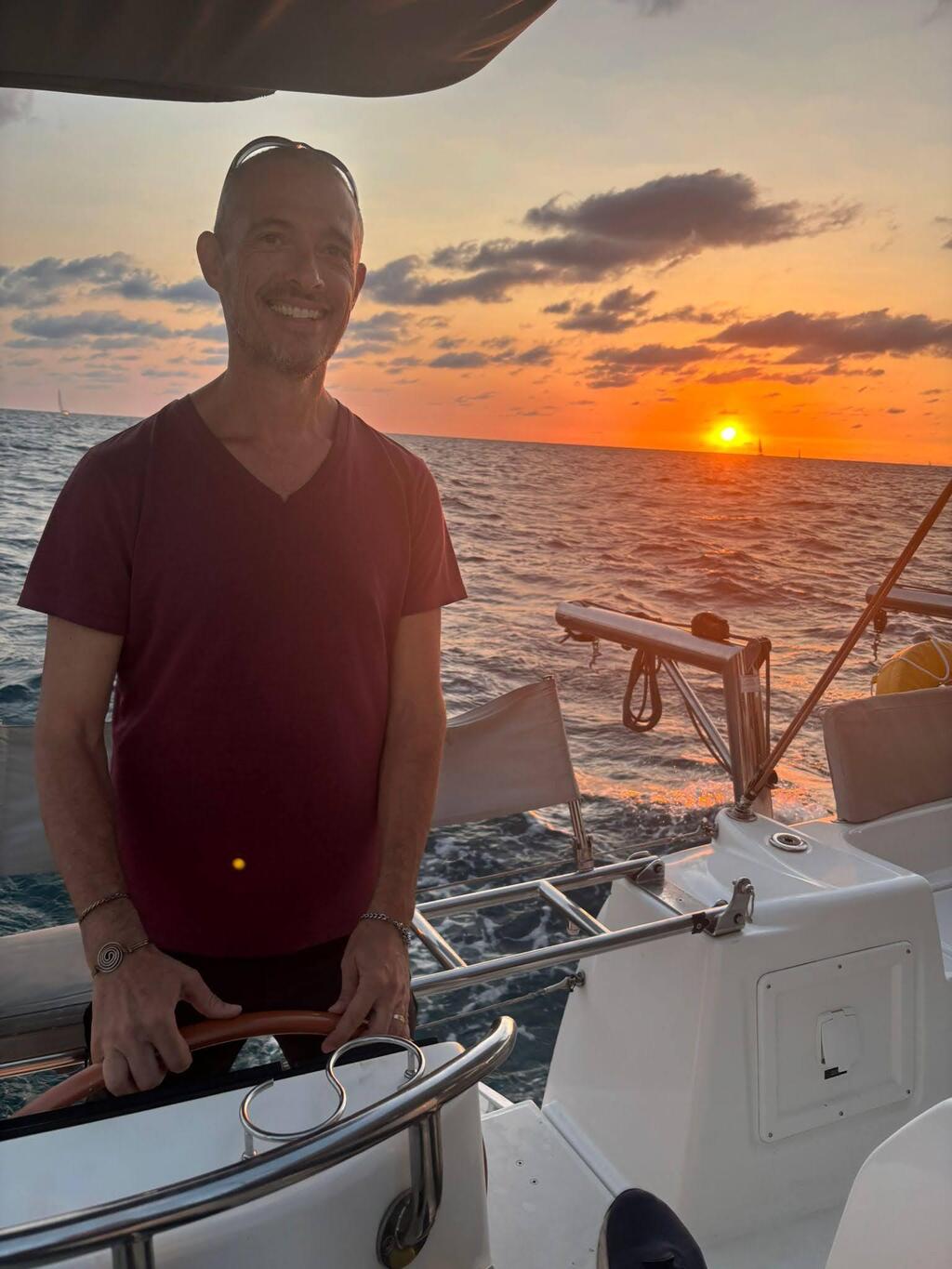 "Stop whining,’ I scolded myself". Arik Rozental (Photo: private album) אריק רוזנטל סקיפר