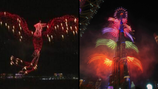 דובאי חגיגות שנה חדשה 2026