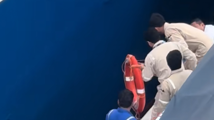 דרמה בנמל: האימא הצילה את הילדה שנפלה למים