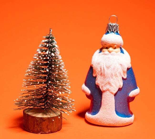 Grandpa Frost (Ded Moroz) (Photot: Maksimenko Taras / Shutterstock) מיניאטורה של סבא כפור (דד מורוז)