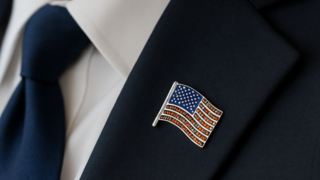 US Flag lapel pin 