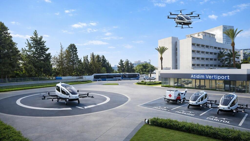 Illustration of the new complex הדמיה של המתחם החדש