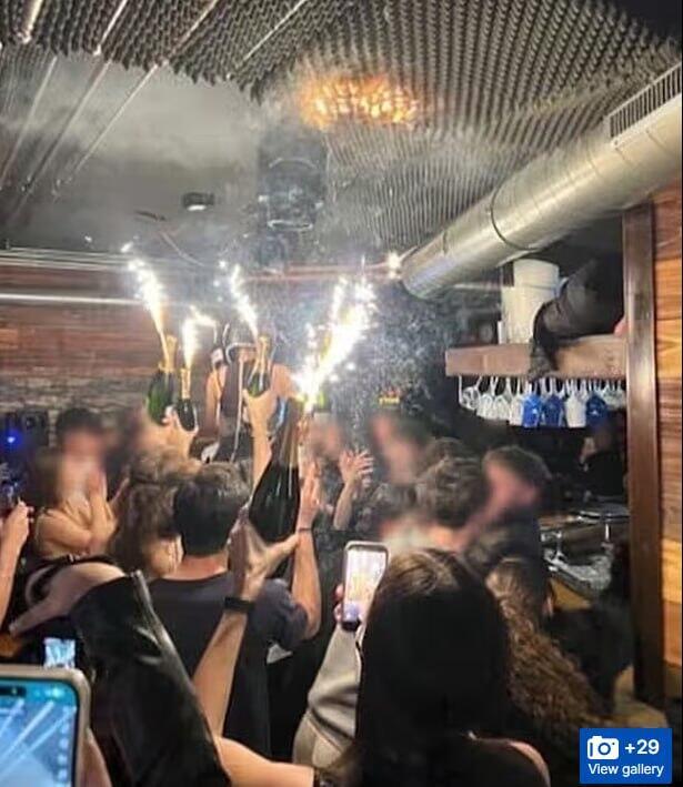 המסיבה באתר הסקי בשווייץ לפני האסון