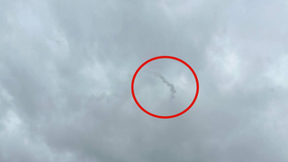 שובל המיירט בשמי צפת