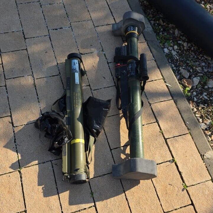 אמצעי הלחימה שאותרו ברכב בראש פינה