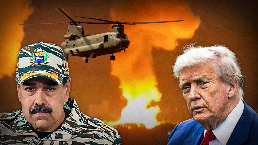 Nicolás Maduro and Donald Trump 