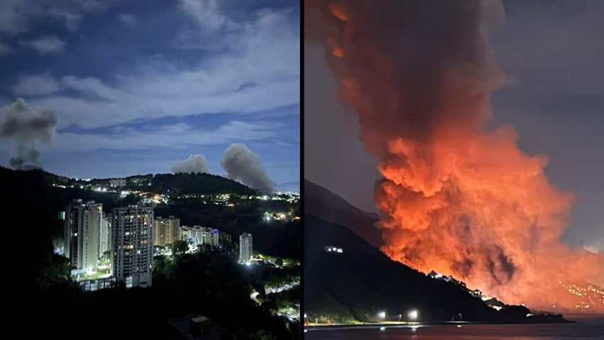 פיצוצים בעיר הבירה של ונצואלה