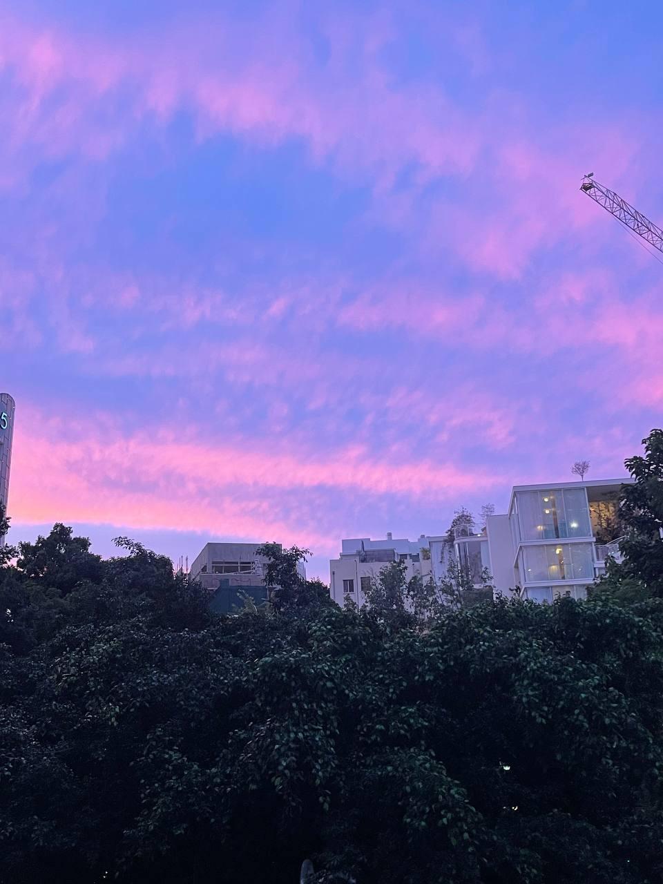 Tel Aviv (Photo: Lihi Gordon) שקיעה אדומה בתל אביב