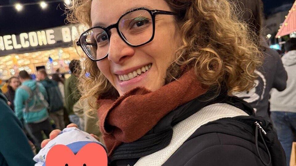 לסלי חן-מרג'ן והתינוק שלה