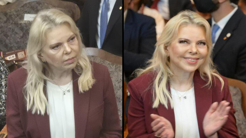 בנימין ושרה נתניהו באירוע בבית הכנסת שול במיאמי