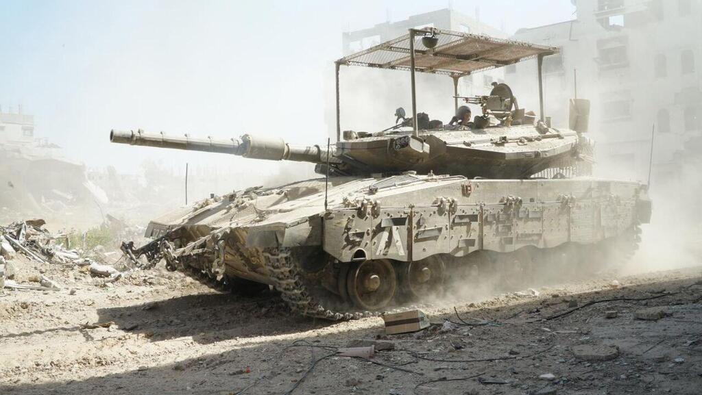 Tanks used by the brigade during the current war (Photo: IDF) טנקים של החטיבה שהיו בשימוש במלחמה הנוכחית