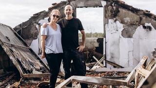 הבית היחיד בקיבוץ בארי שלא ייהרס. זהו סיפורו