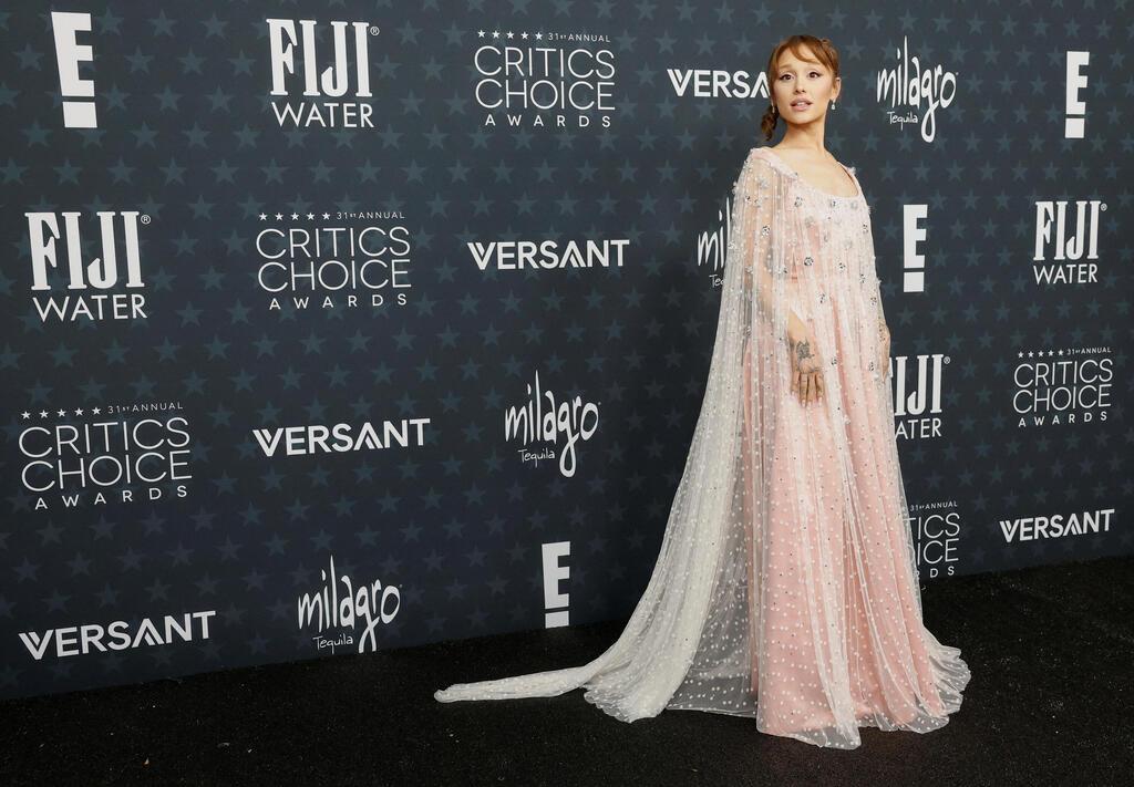 Ariana Grande at the Critics' Choice Awards (Photo: REUTERS/Caroline Brehman) אריאנה גרנדה בטקס פרסי המבקרים, 2026
