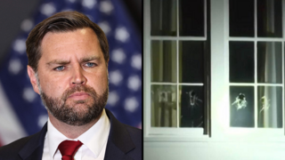 חלונות מנופצים סגן נשיא ארה"ב ג'יי די ואנס 