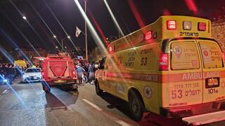 נהג אוטובוס דורס מפגינים בעצרת החרדים נגד הגיוס בירושלים