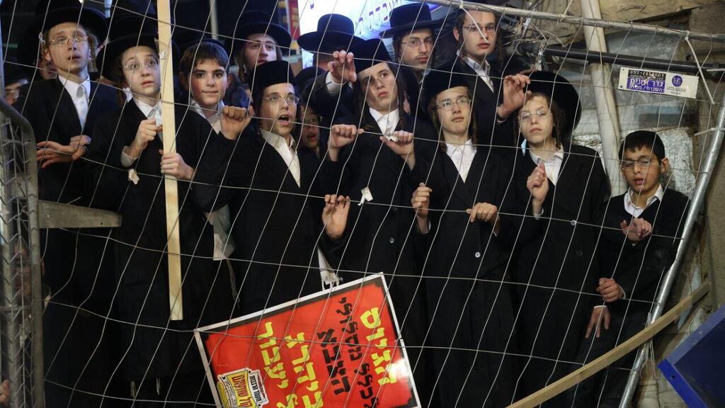 Они тоже против призыва (Фото: Алекс Коломойский) עצרת של חרדים נגד חוק הגיוס